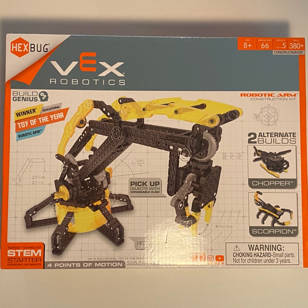 NEVER OPENED Vex robotics robotic arm